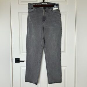 Abercrombie & Fitch CURVE LOVE 90’s Straight Ultra High Rise Jeans sz 32 Long